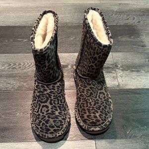 Leopard Print girls Boots